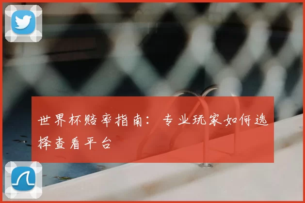 世界杯赔率指南:专业玩家如何选择查看平台